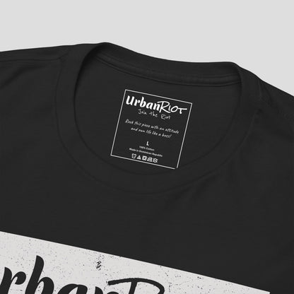 Graphic Tee - "UrbanRiot" Grunge Logo Design