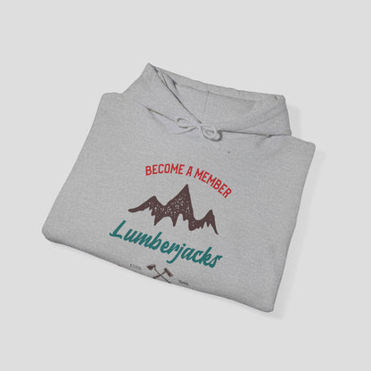 Graphic Hoodie - "Lumberjacks" Outdoors Club Design