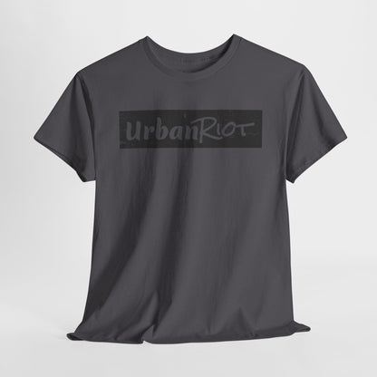 Graphic Tee - "UrbanRiot" Grunge Logo Design