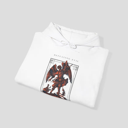 Graphic Hoodie - "Defeating Evil" Heroic Design