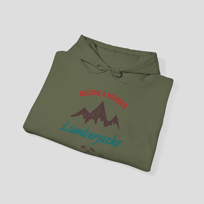 Graphic Hoodie - "Lumberjacks" Outdoors Club Design