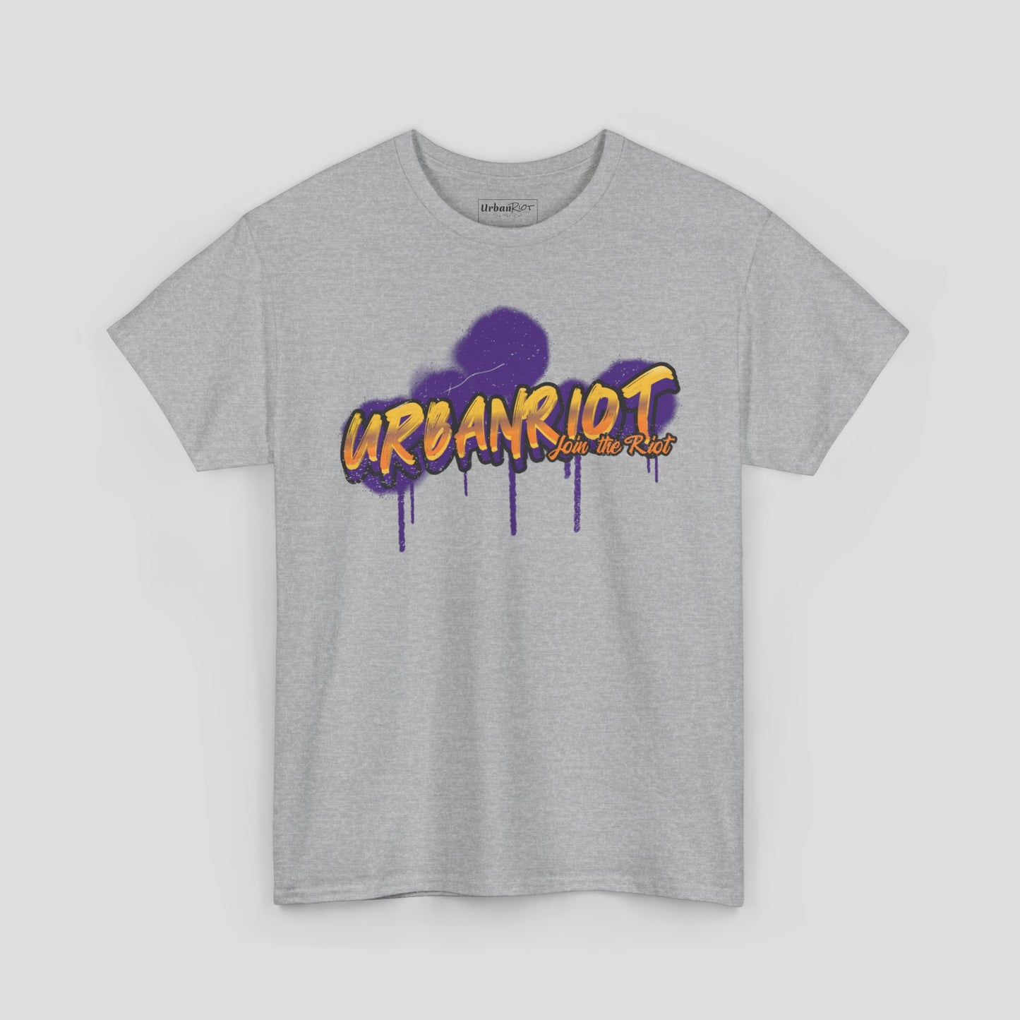 Graphic Tee - "UrbanRiot" Graffiti Logo Design