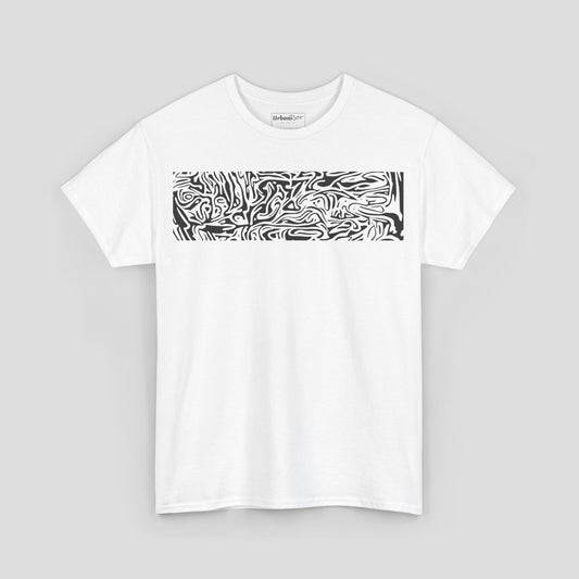 Graphic Tee - "Tribal Lines" Abstract Design