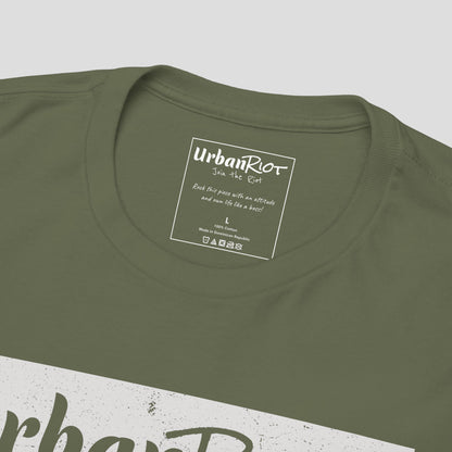 Graphic Tee - "UrbanRiot" Grunge Logo Design