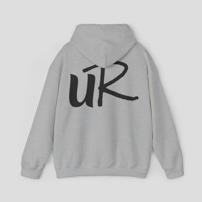 Graphic Hoodie - "uR" Minimalist Logo Design