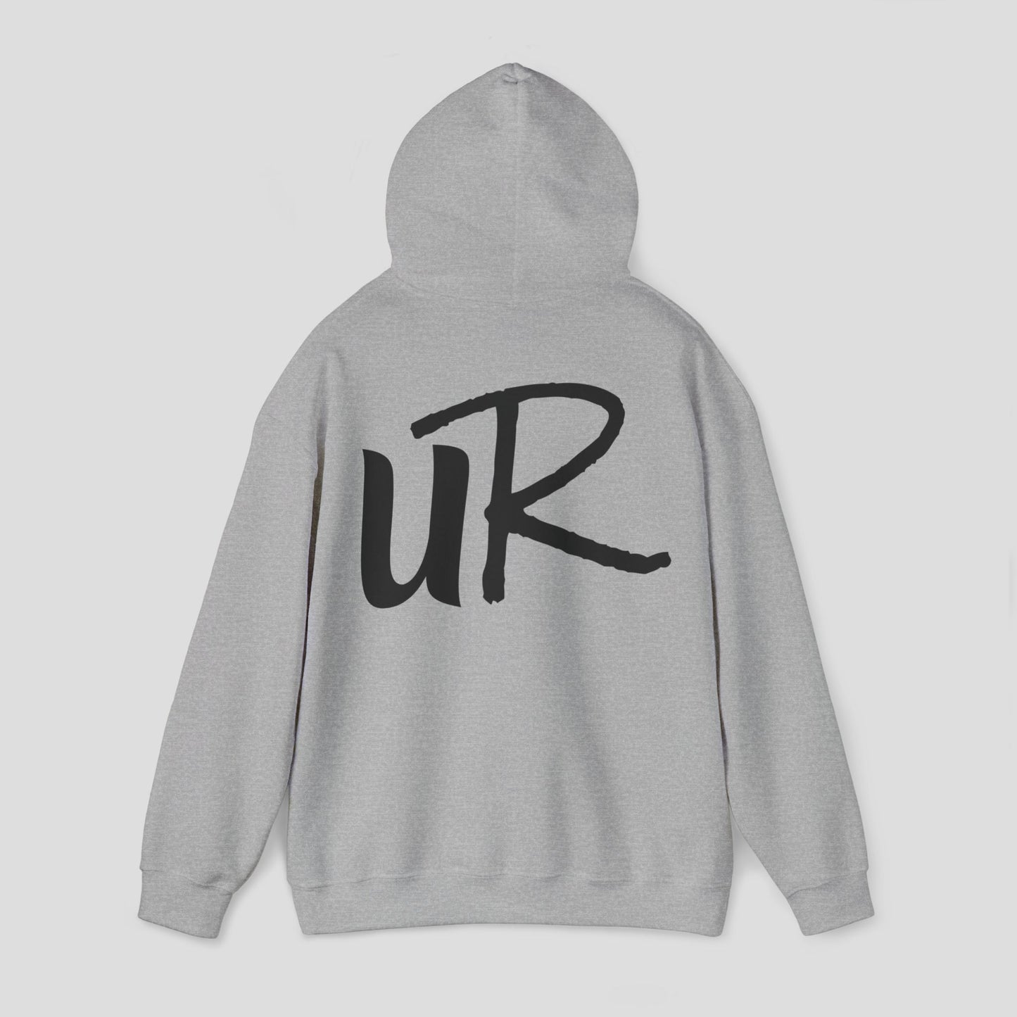 Graphic Hoodie - "uR" Minimalist Logo Design