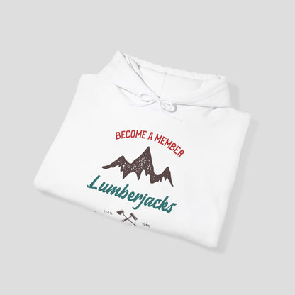 Graphic Hoodie - "Lumberjacks" Outdoors Club Design