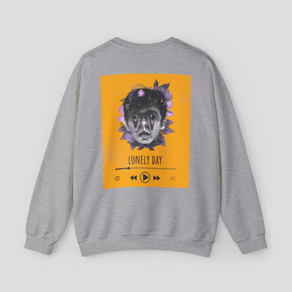 Graphic Sweatshirt - "Lonely Day" Emotional Art Design