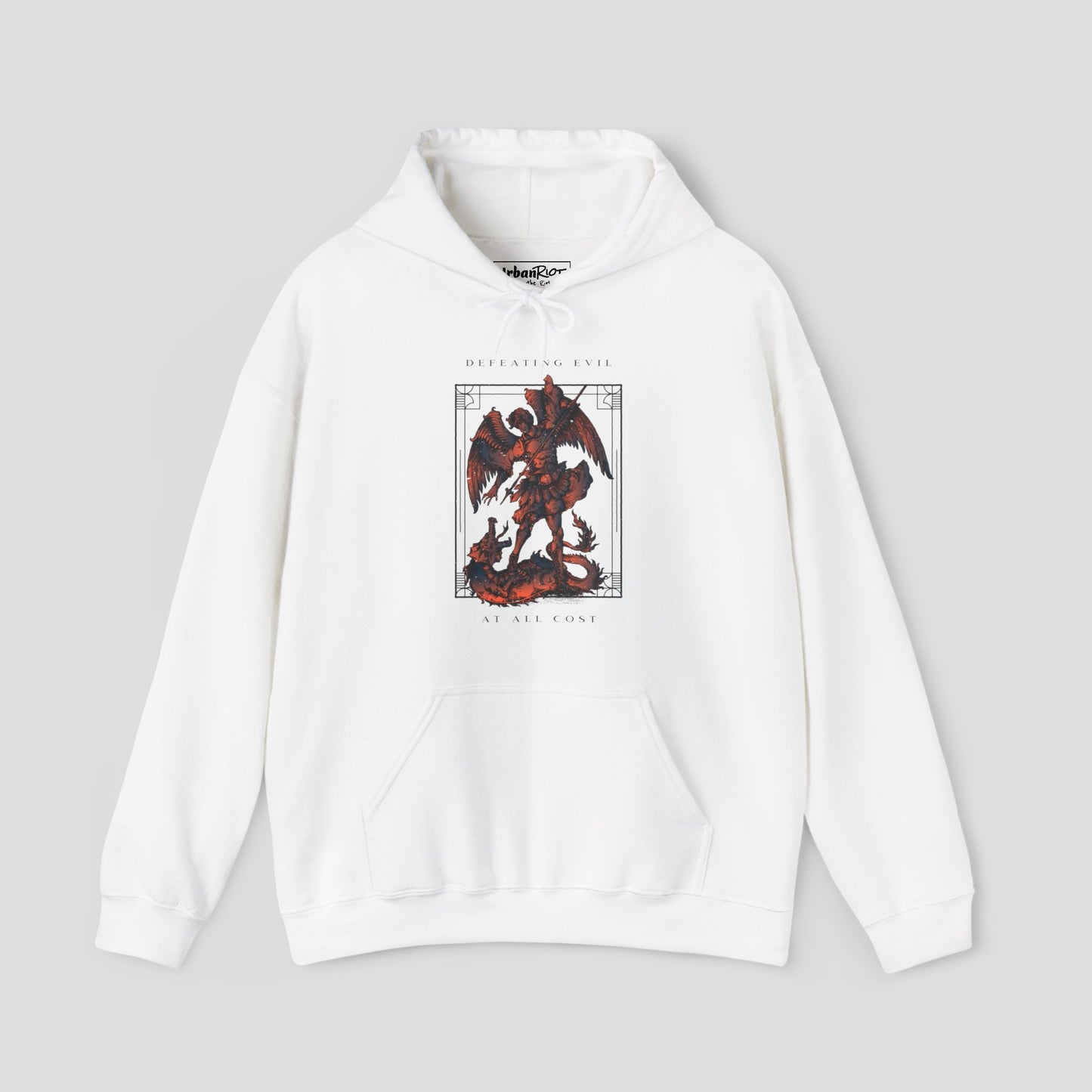 Graphic Hoodie - "Defeating Evil" Heroic Design