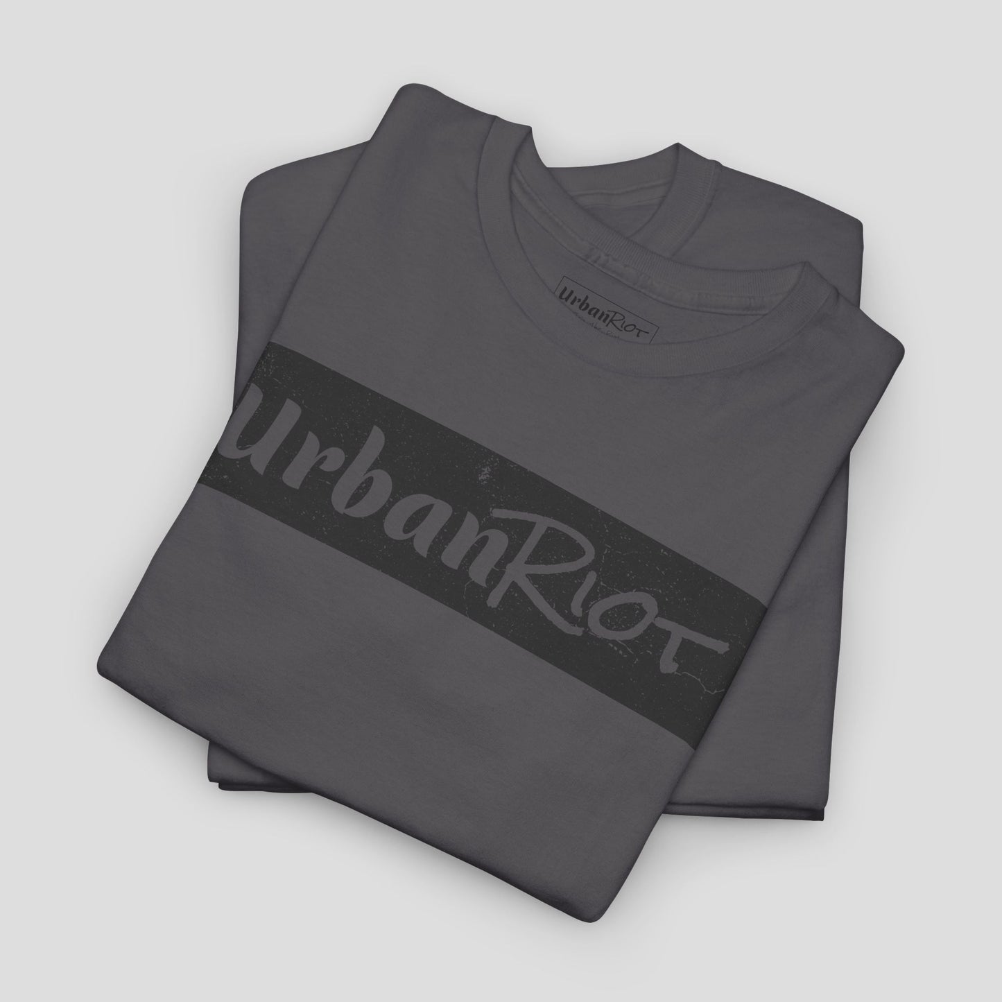 Graphic Tee - "UrbanRiot" Grunge Logo Design