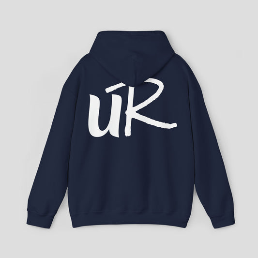 Graphic Hoodie - "uR" Minimalist Logo Design