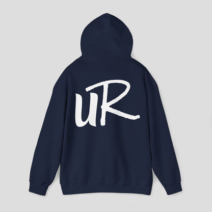 Graphic Hoodie - "uR" Minimalist Logo Design