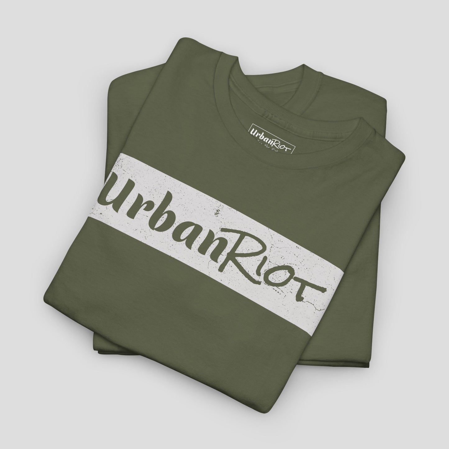 Graphic Tee - "UrbanRiot" Grunge Logo Design