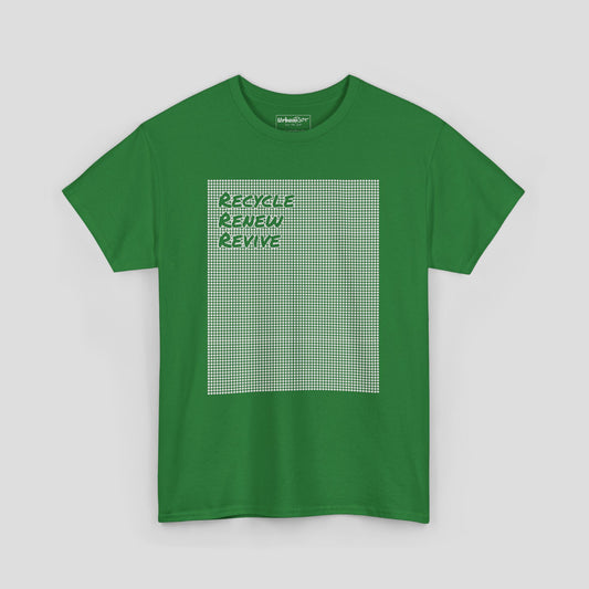 Graphic Tee - "Recycle Renew Revive" Eco Design