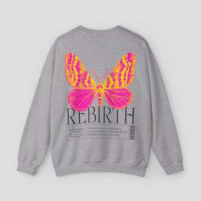 Graphic Sweatshirt - "Rebirth" Vibrant Butterfly Design