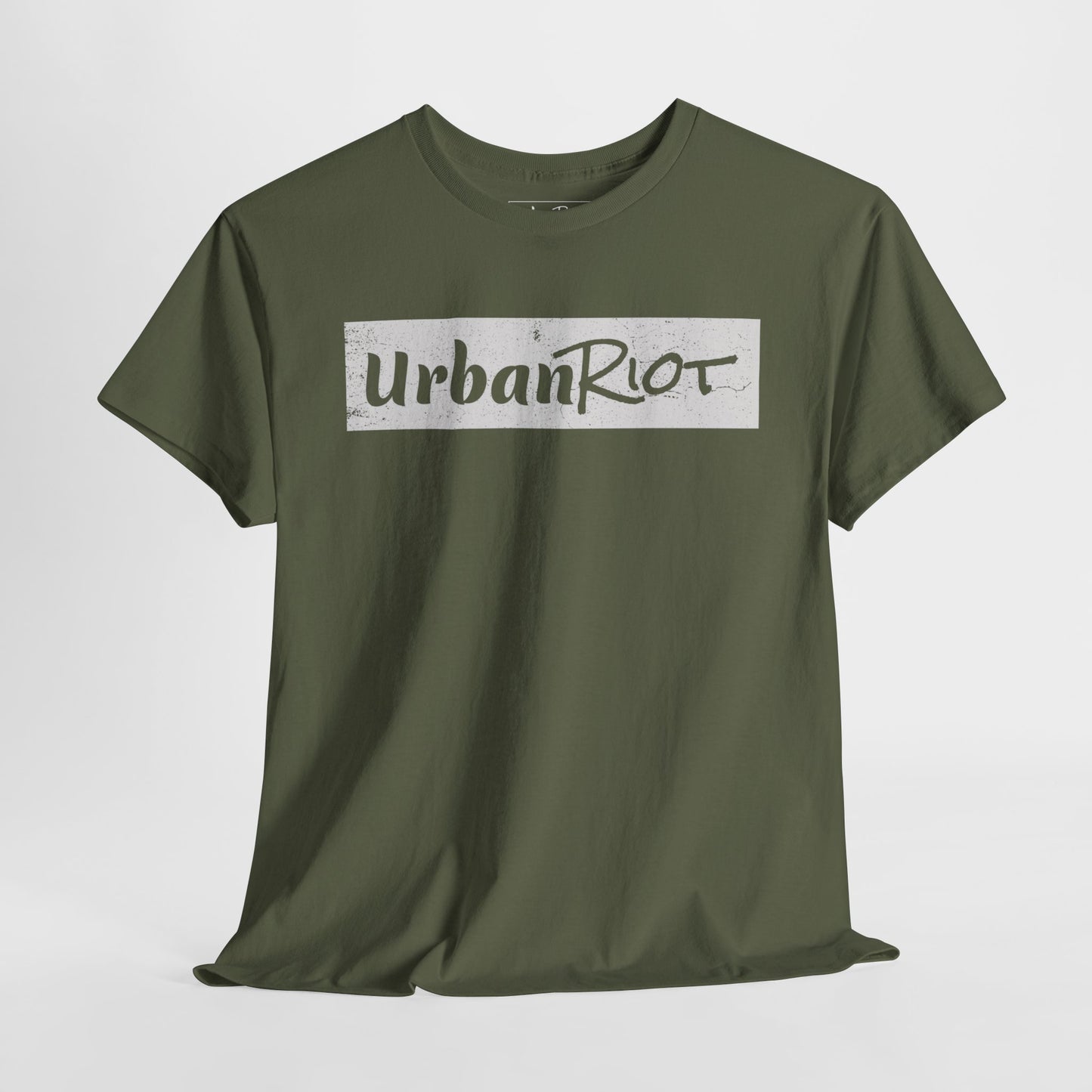 Graphic Tee - "UrbanRiot" Grunge Logo Design