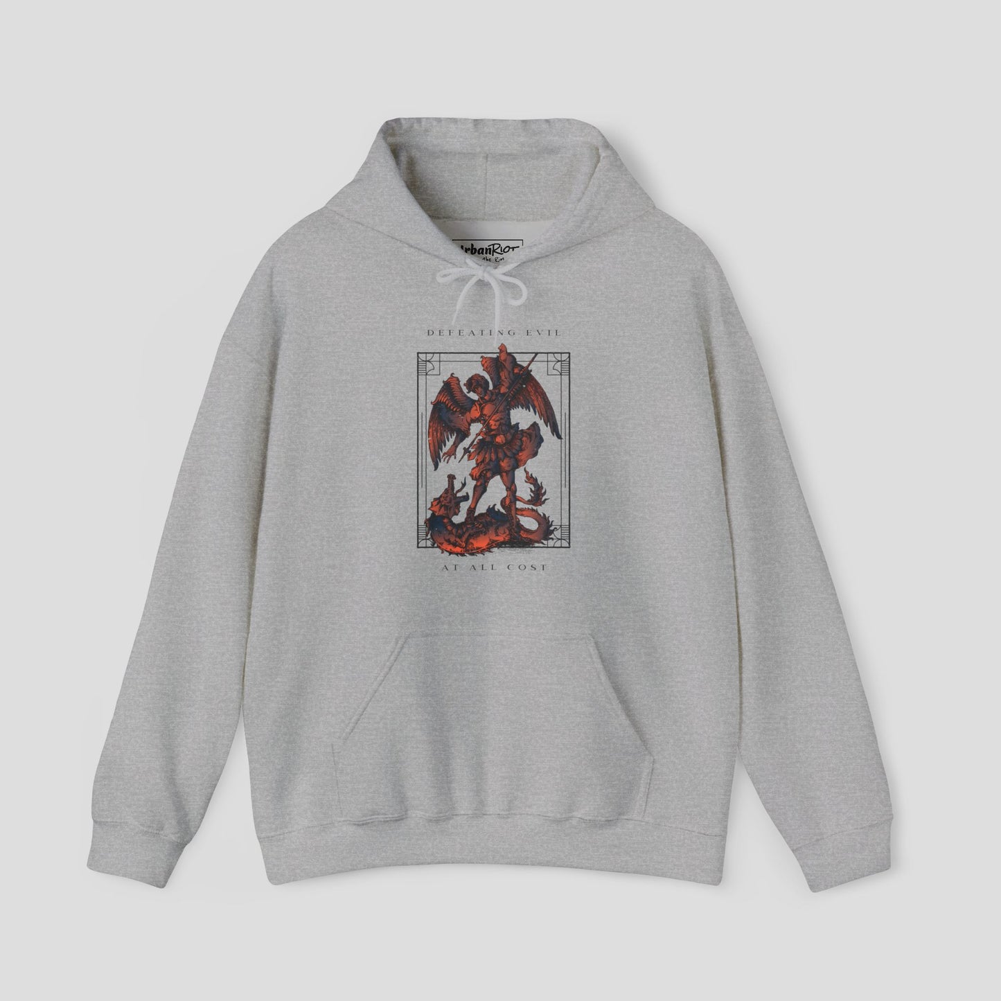 Graphic Hoodie - "Defeating Evil" Heroic Design