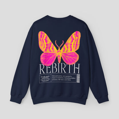 Graphic Sweatshirt - "Rebirth" Vibrant Butterfly Design