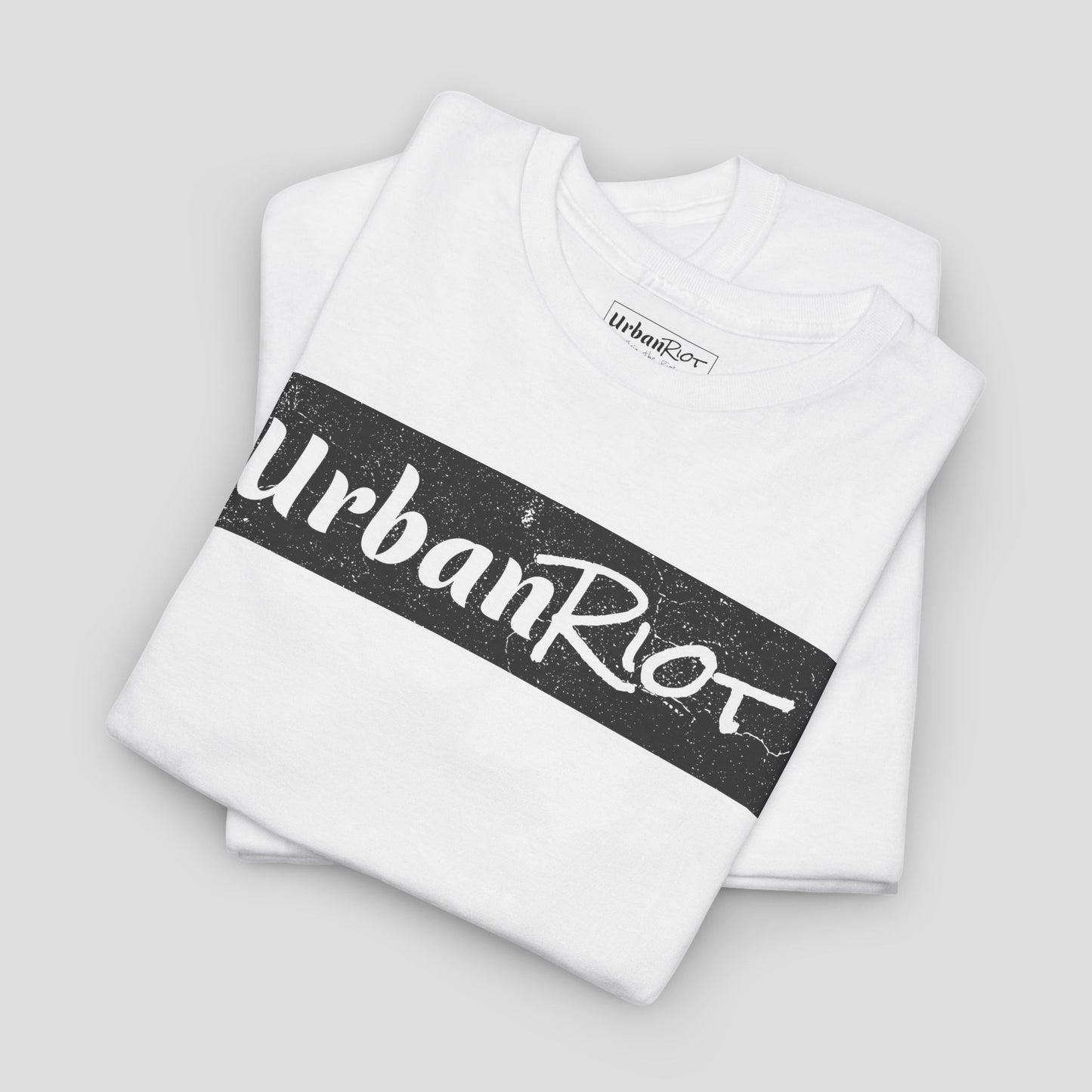 Graphic Tee - "UrbanRiot" Grunge Logo Design