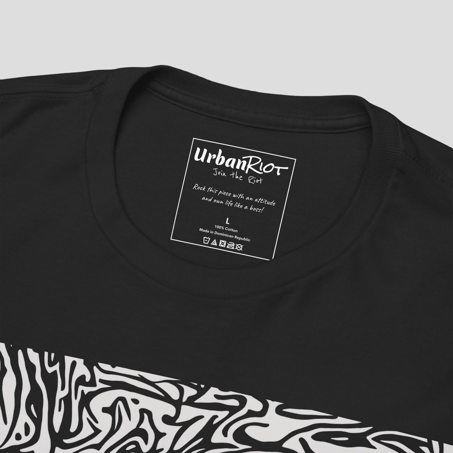 Graphic Tee - "Tribal Lines" Abstract Design