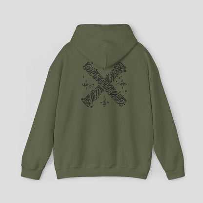 Graphic Hoodie - "Crossed Arrows" Design