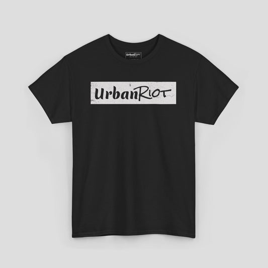 Graphic Tee - "UrbanRiot" Grunge Logo Design